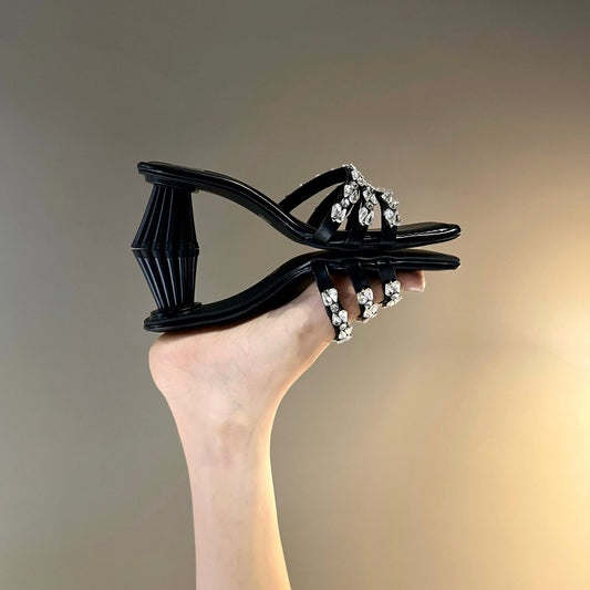 Ivana Heels - Black - WalkTheTalk