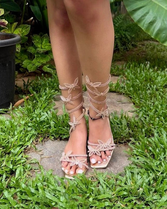 Regina Rose - Butterfly Spiral Heels - WalkTheTalk