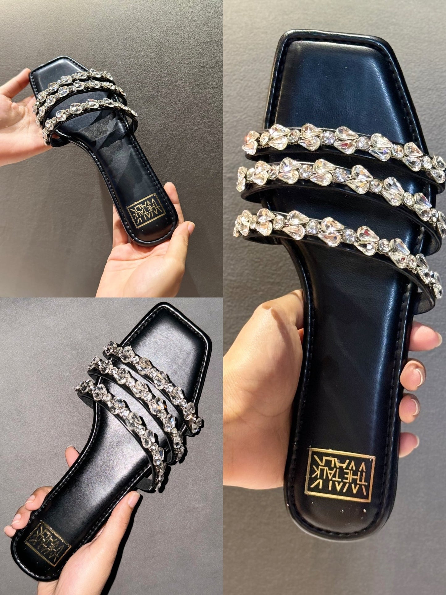 Ivana Flats - Black - WalkTheTalk